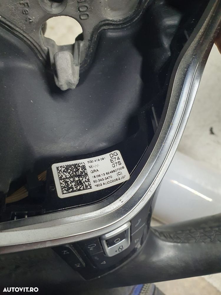 Volan in 3 spite cu comenzi 5g0419091 Volkswagen VW Golf 8 [2020 - 20 - 3