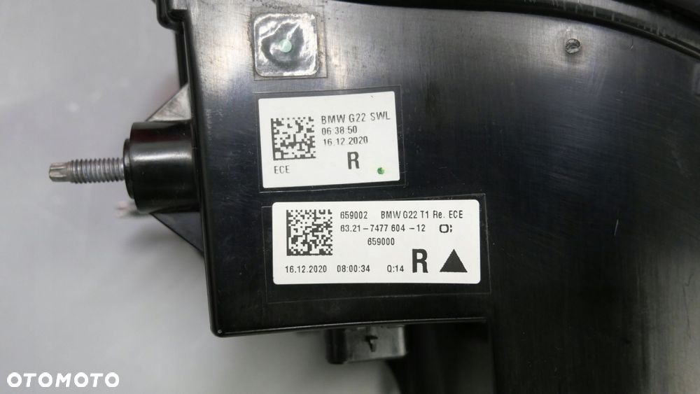 bmw g22 g23 g26 lampa prawa tył w błotnik eu 7477604 - 10