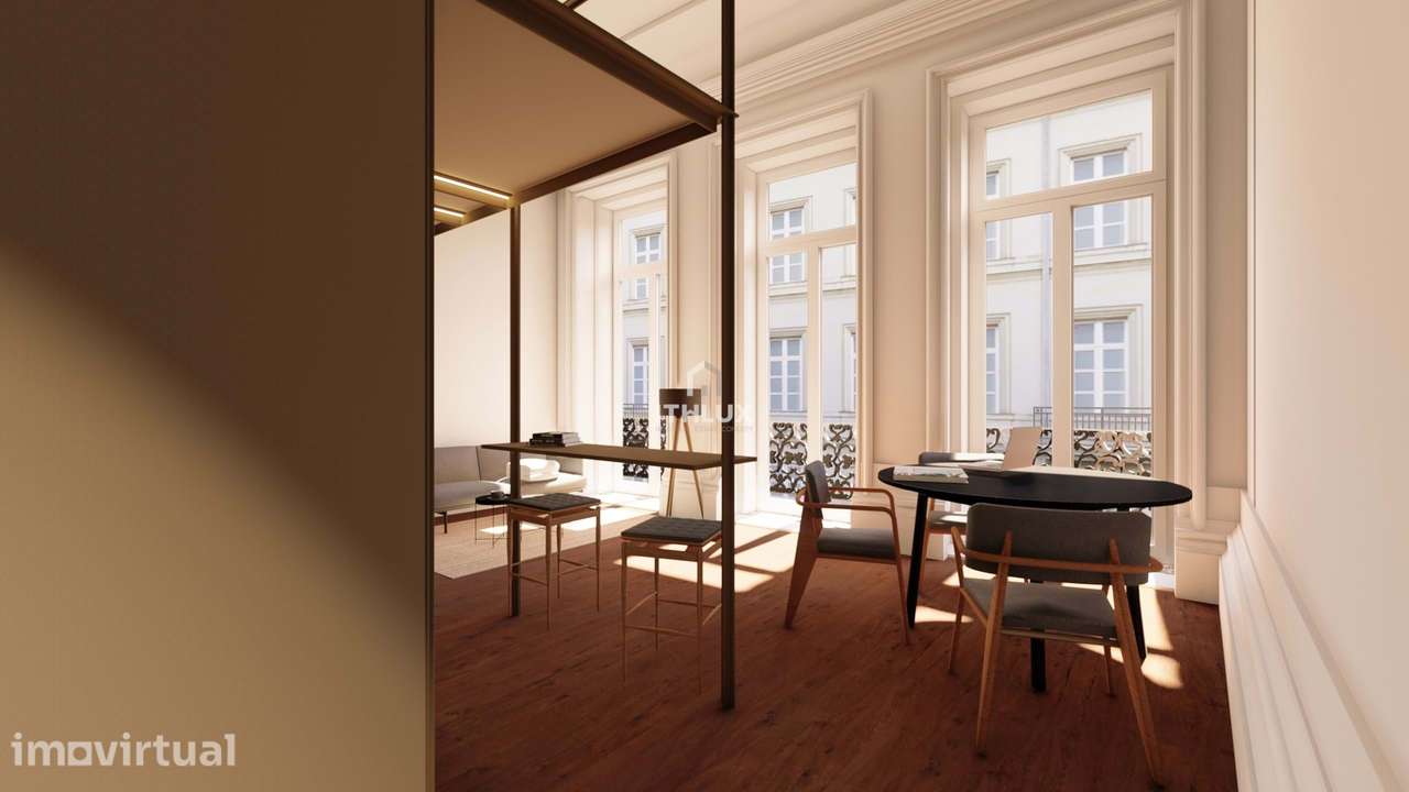 Apartamento T0 c/ mezanino  novo no coração da cidade do Porto na Zona - Grande imagem: 2/9