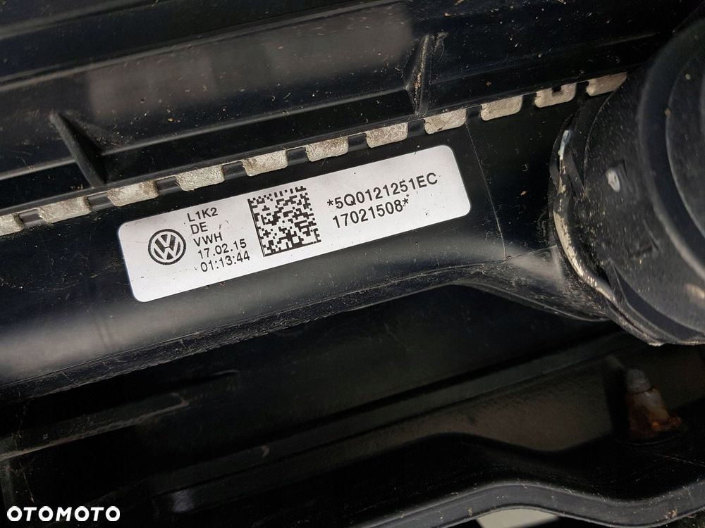 VW GOLF 7 VII 12-16r HB 1.6 TDI PAS PRZEDNI CHŁODNICE WENTYLATOR - 8
