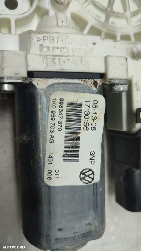 Motoras macara geam stanga spate 1k0959703ag Volkswagen VW Golf 5 [20 - 2