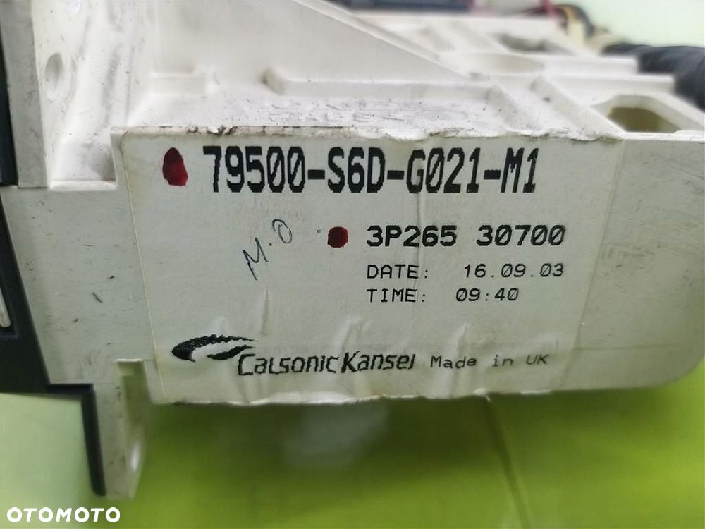 Panel klimatyzacji Honda Civic VII 2001-2005 79500S6DG021M1 3P26530700 - 7