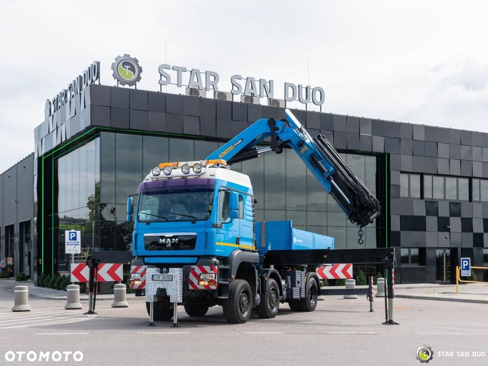 MAN TGA 33.480 6x6 PALFINGER PK 60002 HDS Żuraw Siodło Ciągnik - 3