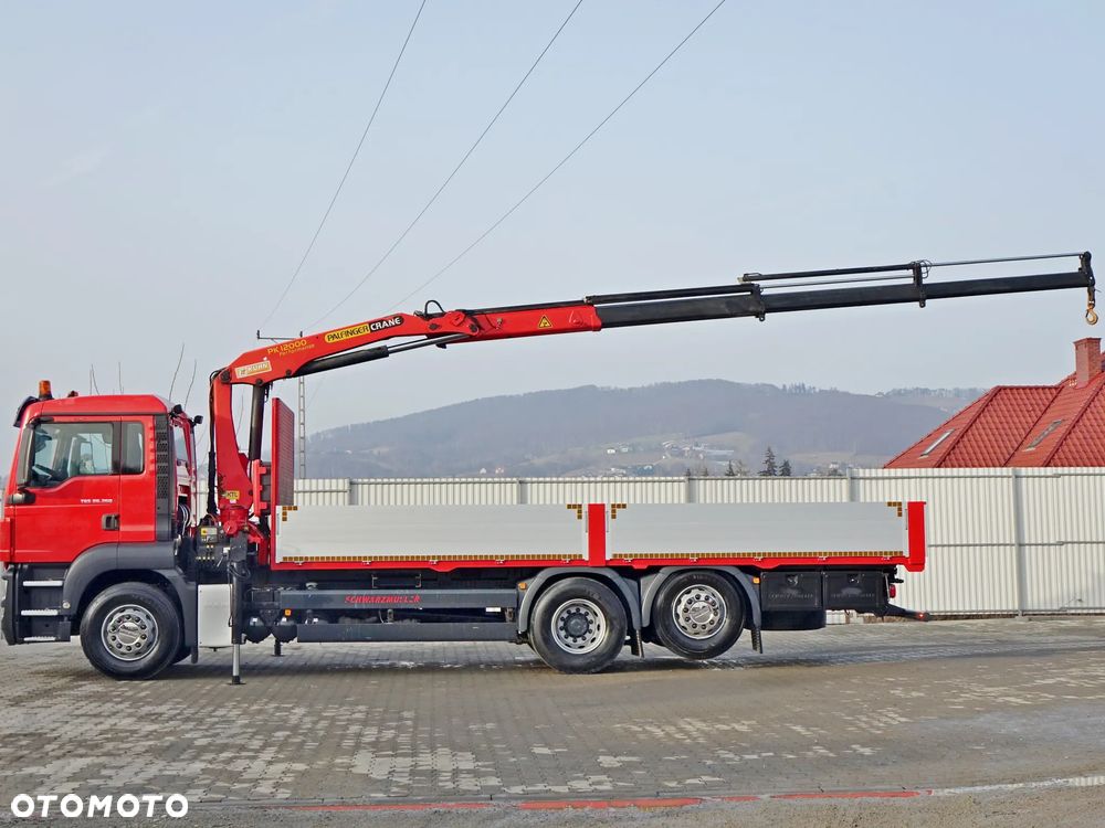 MAN TGS 26.360 * SKRZYNIA 7,10 m + PK 12000 + PILOT * STAN BDB - 5