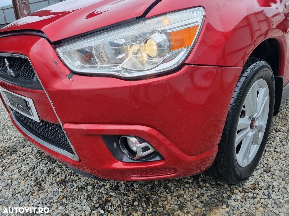 Bara fata Mitsubishi ASX 2012 - 2016 Orient Red P26 (1496) Diesel model fara spalatoare ... - 3