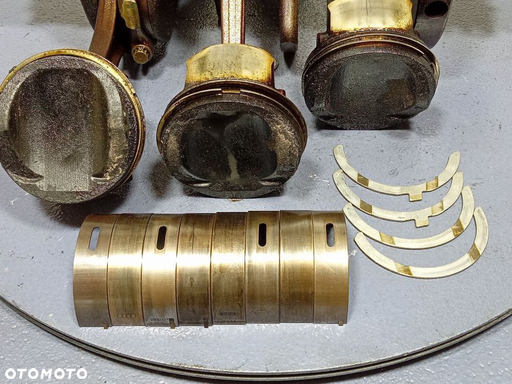 AUDI S4 A4 B8 3.0 TFSI WAŁ KORBOWY KORBOWODY TŁOKI 06E101AD - 6