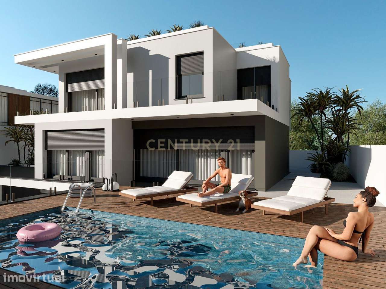 Moradia T4  de luxo com piscina aquecida e Rooftop na Urbanização Para - Grande imagem: 5/10
