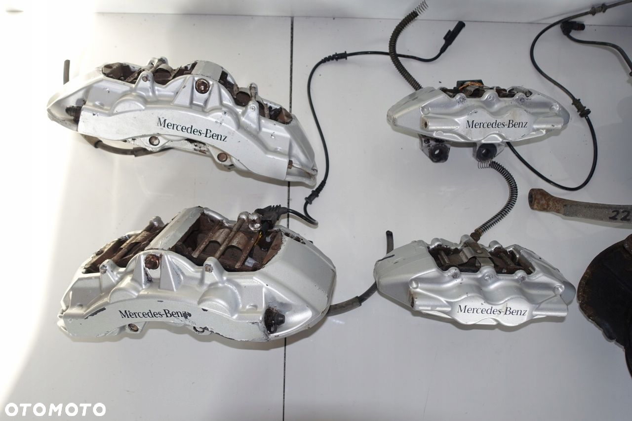 Mercedes w220 w215 zaciski hamulce tarcze 360mm v12 biturb S65 AMG S55 CL55 - 3