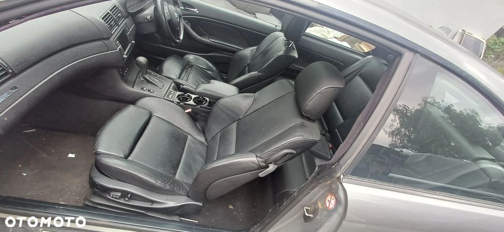 BMW E46 COUPE WNĘTRZE FOTELE SPORT SKÓRA CZARNE SPORTSITZE M-PAKIET - 1
