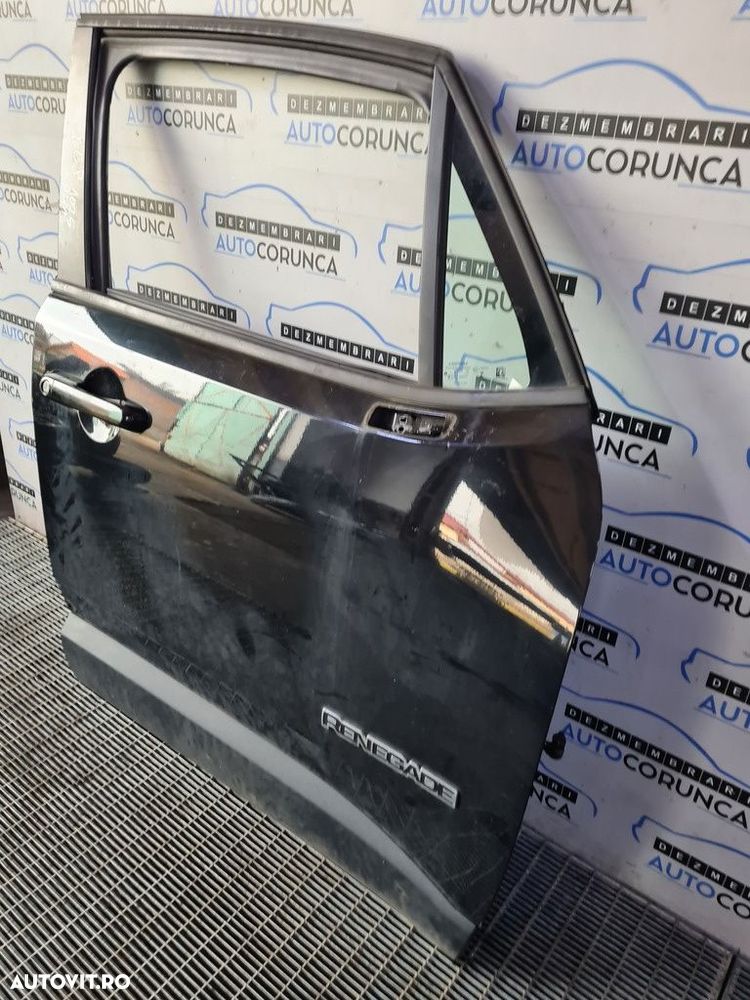 Usa Dreapta Fata Jeep Renegade 2014 - 2018 SUV 4 Usi NEGRU 601 (1025) FĂRĂ GEAM - 4