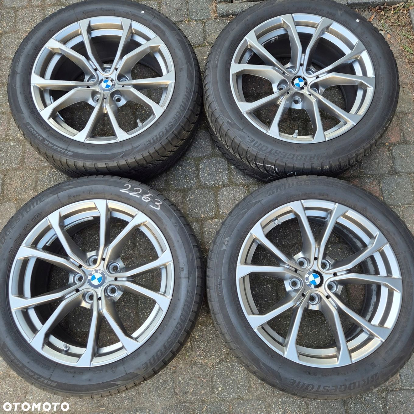 ZIMA FELGI KOŁA 17 BMW 3 G20 G21 4 G22 G23 G26 225/50 R17 GRAFITOWE - 1