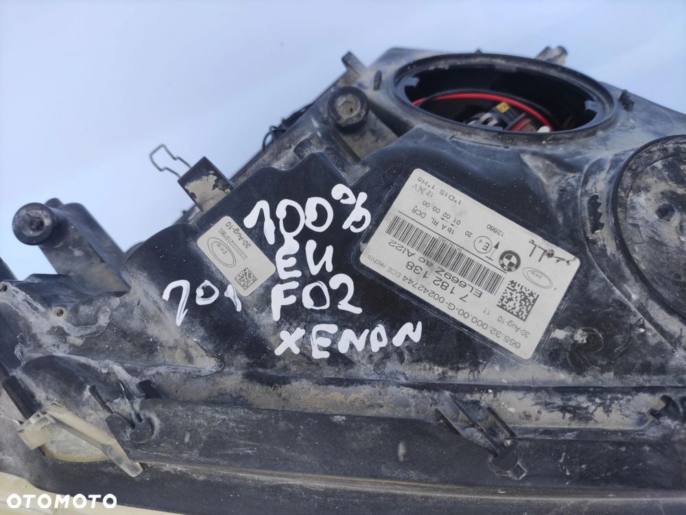 LAMPA PRAWY PRZÓD PRZEDNIA BMW F01 F02 F04 XENON EUROPA 201 - 3