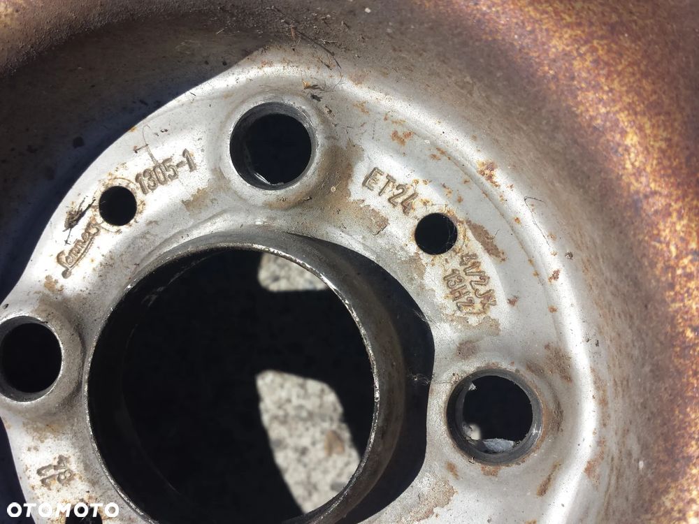 13” - Felga stalowa BMW Rekin - 4x100 r13 cali - Fiat 126p - stan BDB - GWARANCJA ! + Możliwy MONTAŻ !! - 2