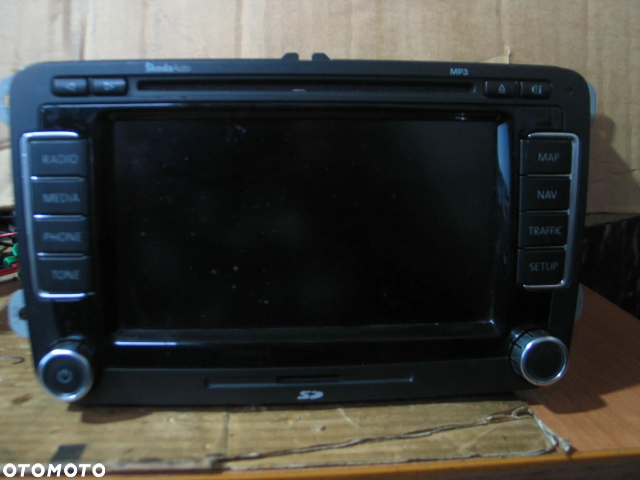 radio radioodtwarzacz nawigacja skoda octavia 2 II mp3 sd 1Z0035680A - 5