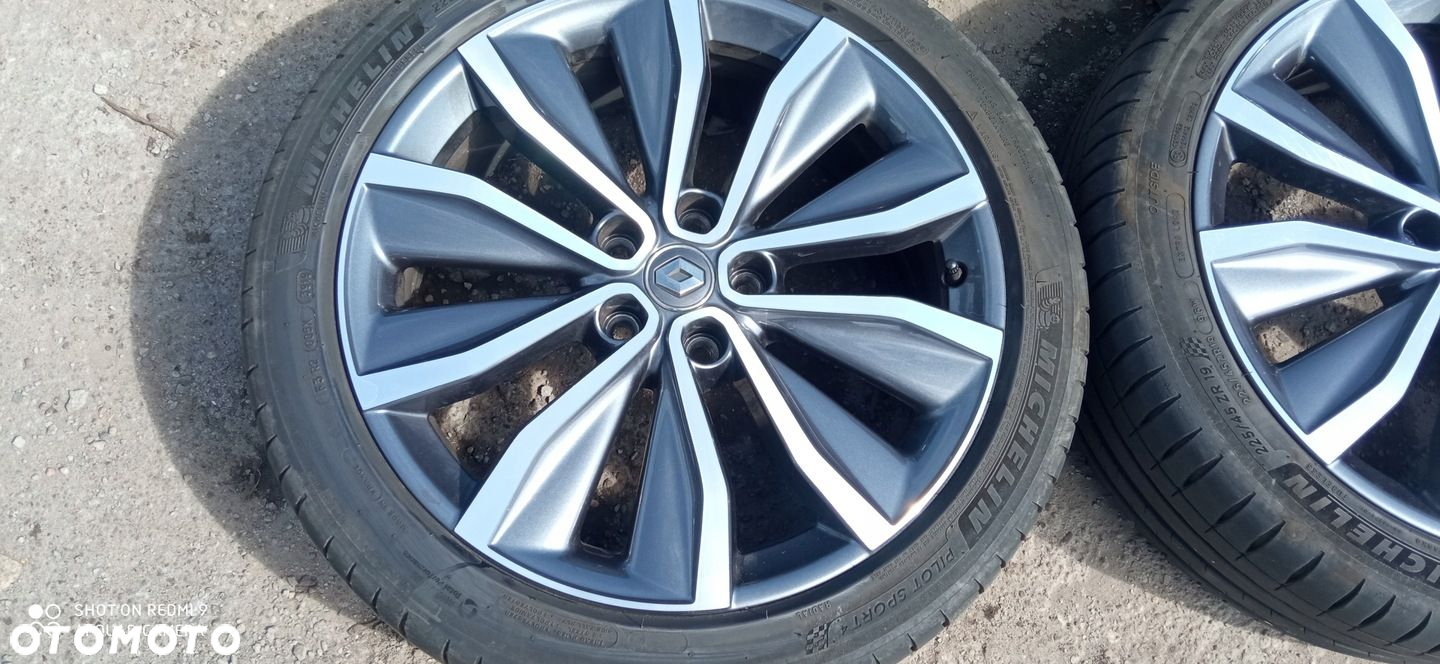 KOŁA FELGI ALUMINIOWE OPONY LETNIE MICHELIN 19 RENAULT KADJAR 225/45/R19 - 2