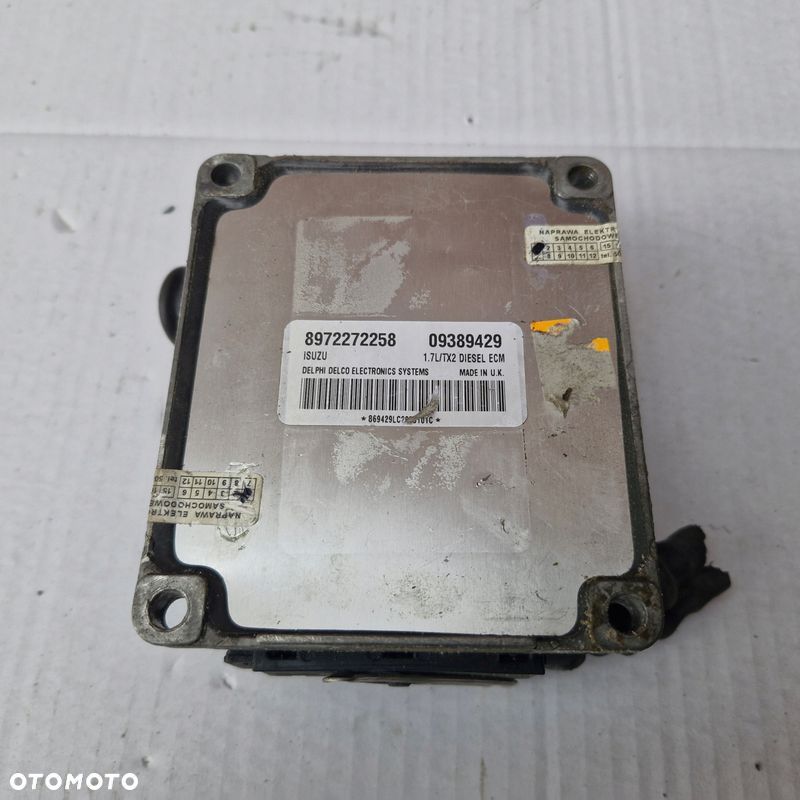 STEROWNIK KOMPUTER OPEL CORSA C ASTRA G 8972272258 09389429 - 1