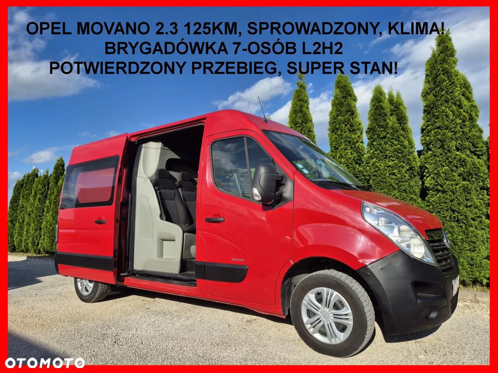Opel Movano 2.3 125KM L2H2 Dubel Kabina - 1