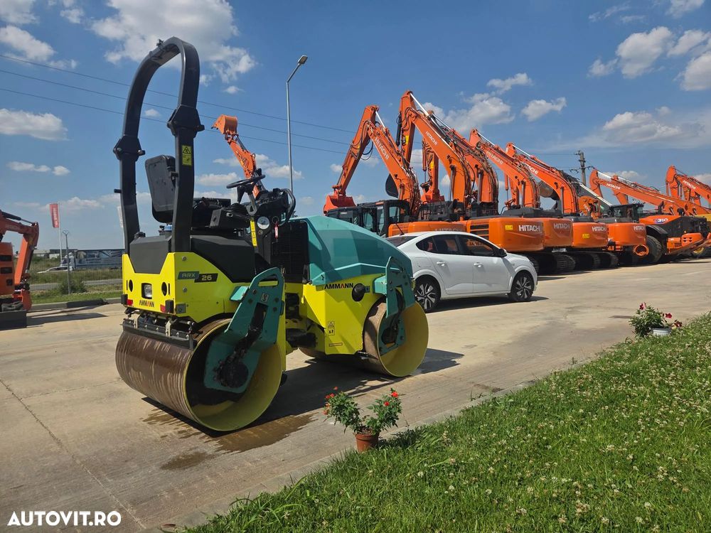 Ammann ARX26, 2,6tone, 2019, 554h, latime tambur 1,2m, motor Yanmar 32CP, lungime 2,35m, CE, sistem stropire, posibilitate leasing 3 ani, STARE FOARTE BUNA, PROMOTIE 19.900 EUR+Tva - 3