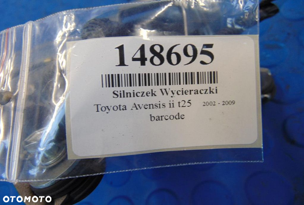 TOYOTA AVENSIS T25 KOMBI 5D SILNICZEK WYCIERACZKI TYL 85130-05090 - 7