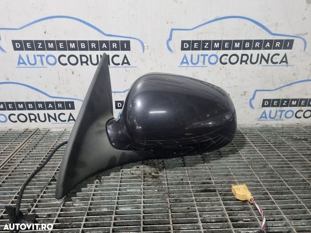 Oglinda stanga Porsche Cayenne 2002 - 2006 4 Usi NEGRU Z4 / C9Z (1131) Fara rabatare - 1