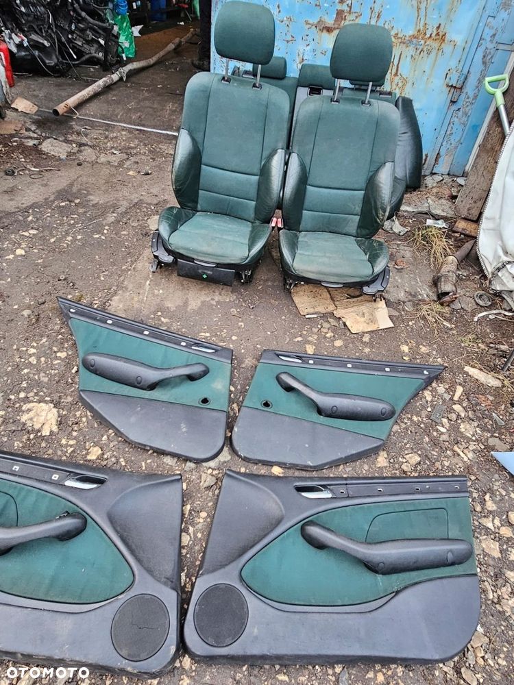 FOTEL FOTELE BOCZKI KANAPA TYŁ KPL BMW E46 97-03 KOMBI SPORTY M-TECHNIC - 2