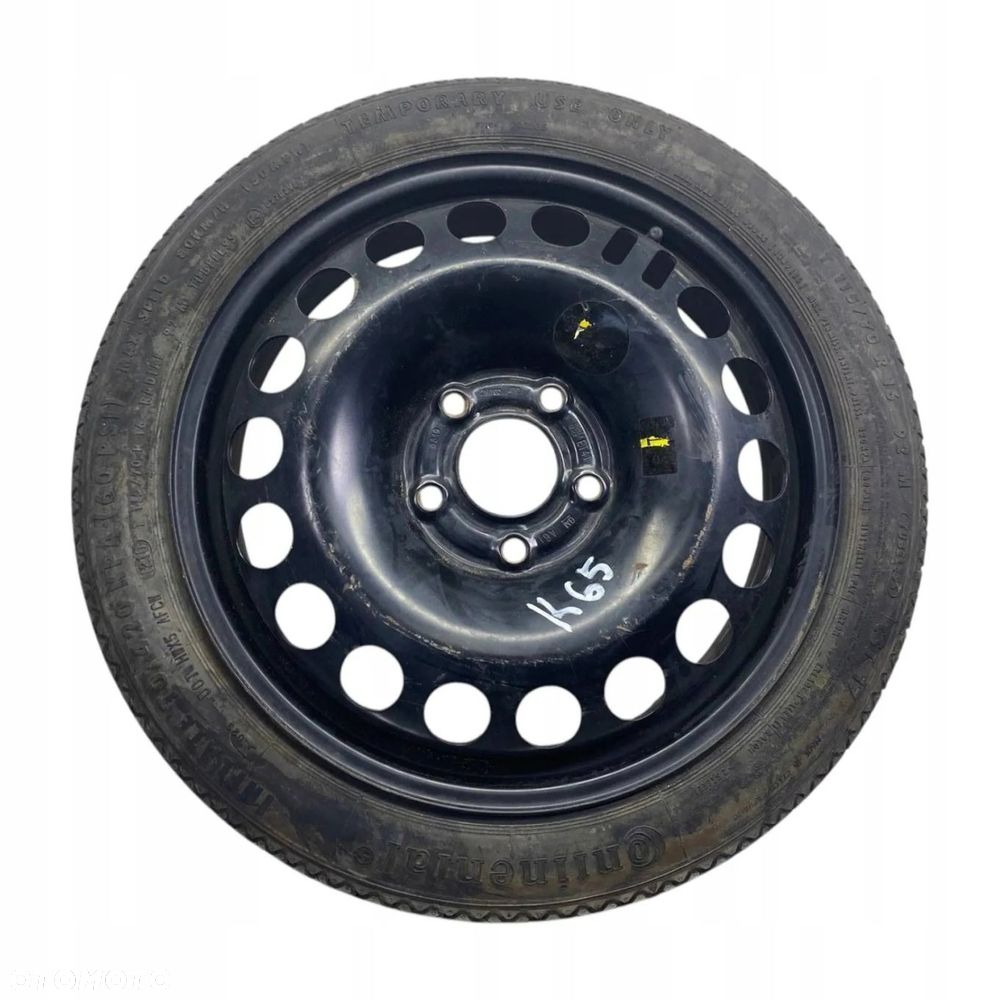 KOŁO DOJAZDOWE OPEL VECTRA C SIGNUM ASTRA H 115/70R16 5X110 2160132 - 9