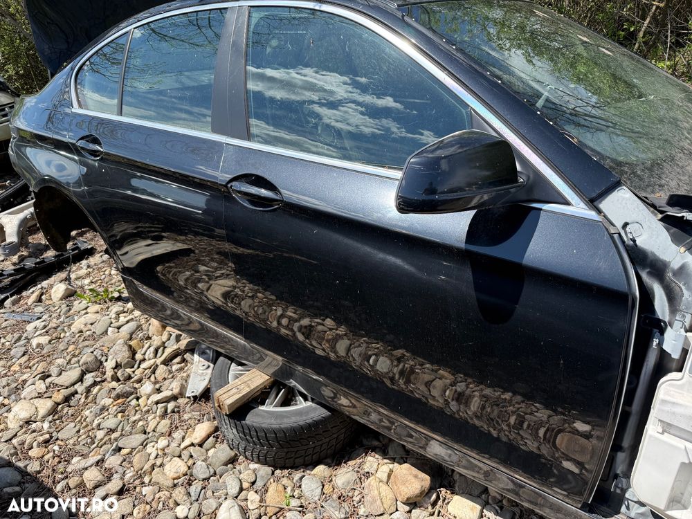 Piese caroserie BMW F10: Portiere, Portbagaj, Geamuri (Culoare 475 Black Sapphire) vopsea originală - 5