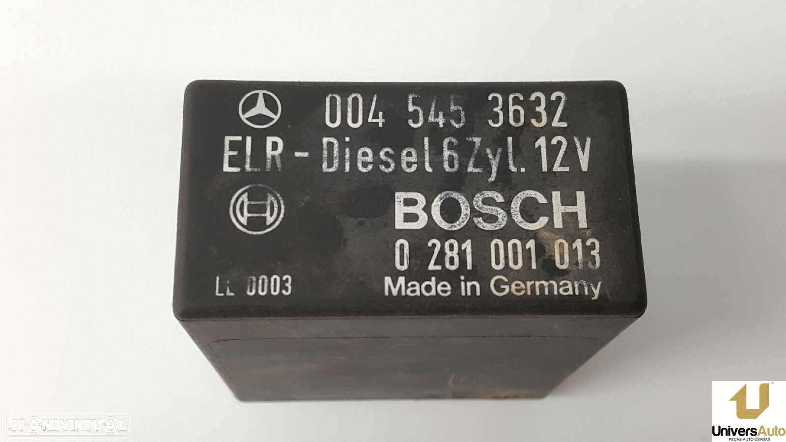 RELÉ DE INJECÇÃO MERCEDES CLASE E (W124) BERLINA D 300 (124.130) - 3