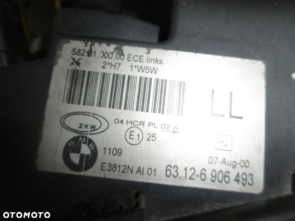 Lampa lewa BMW E46 ZKW EUROPA - 4