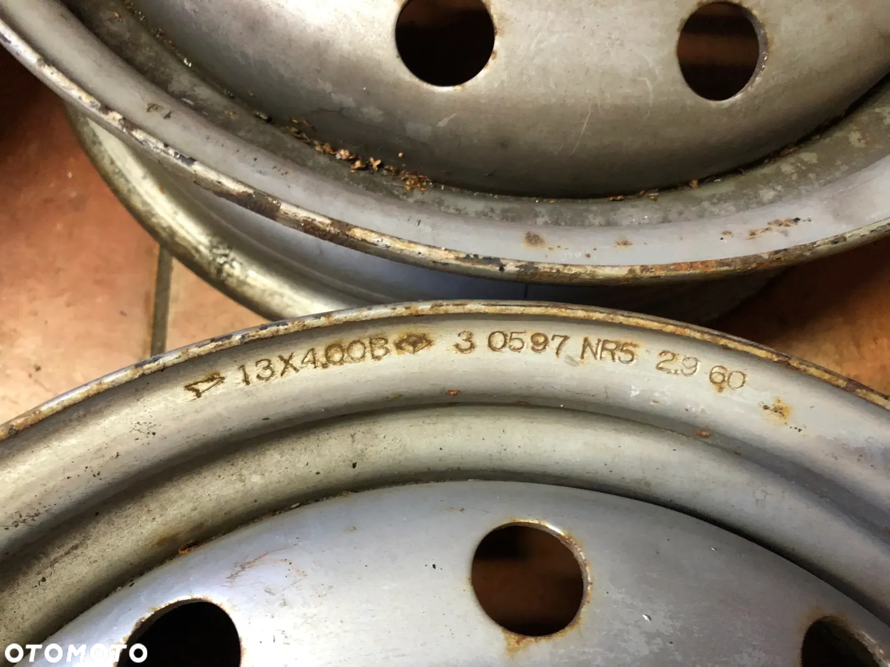 Felga Stalowa 13'' 4x108 67 MM ET40 Daihatsu Fiat Cinquecento 700- 4 Szt -Gwarancja Wysyłka Montaż - 4