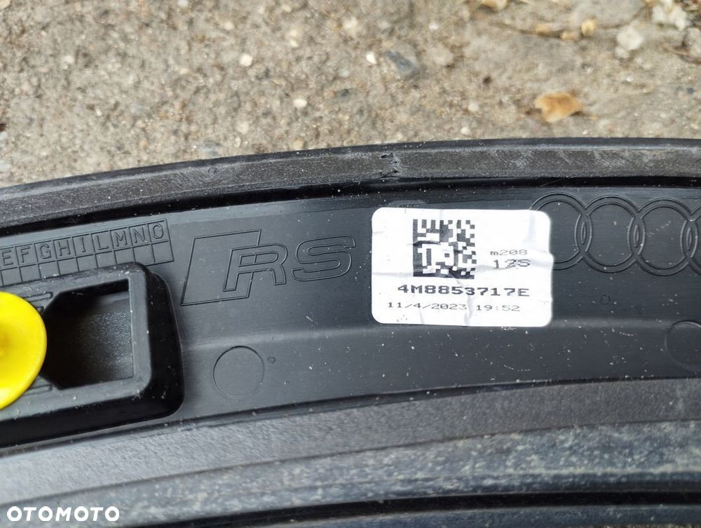Listwa na błotnik lewy przód Audi RSQ8 4M8 4M8853717E - 6