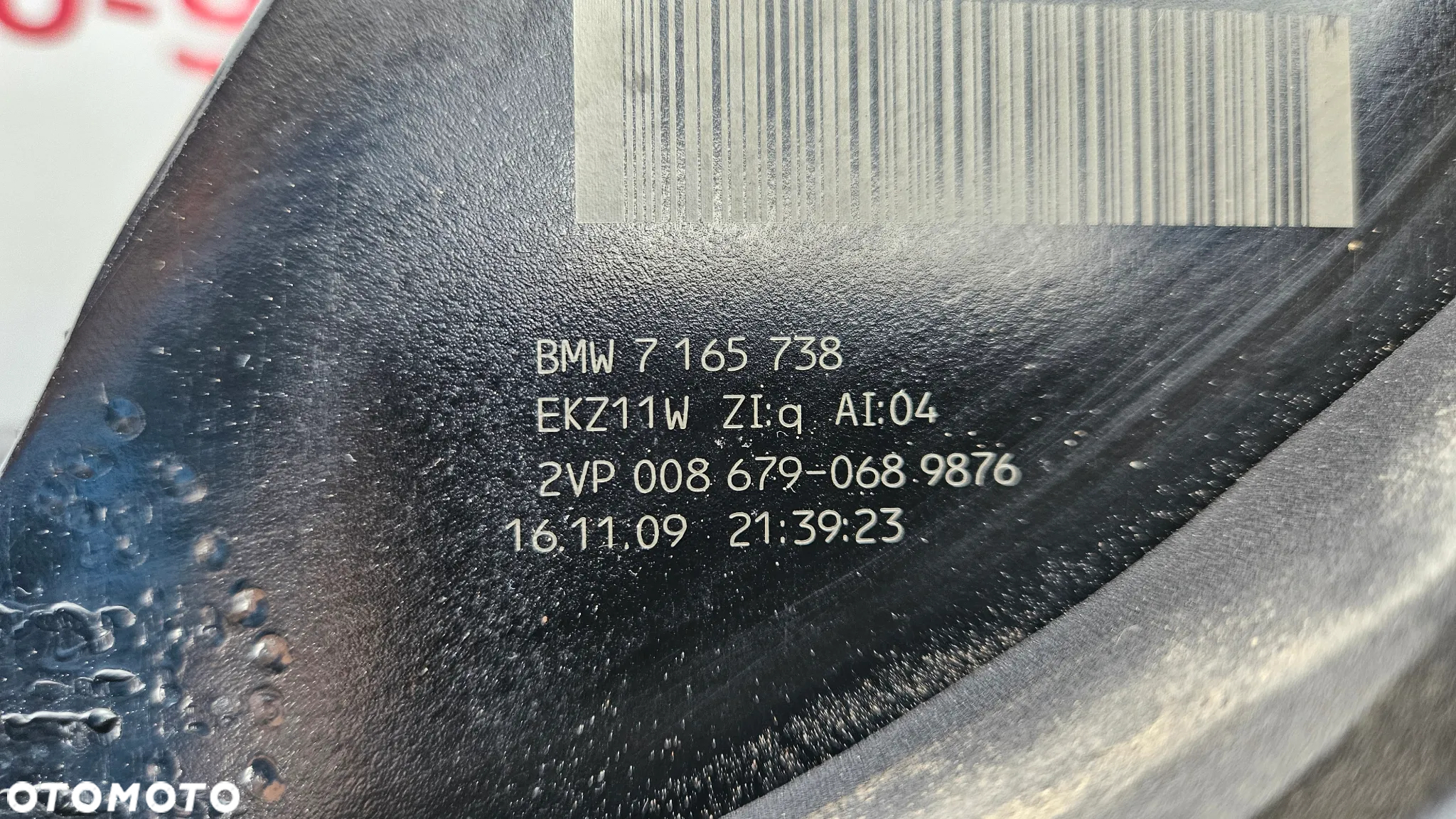 BMW 5 E60 SEDAN 2003-2007 Kompletna lampa tył prawy Lampa tylna prawa kierunkowskaz biały 7165738 EUROPA - 10