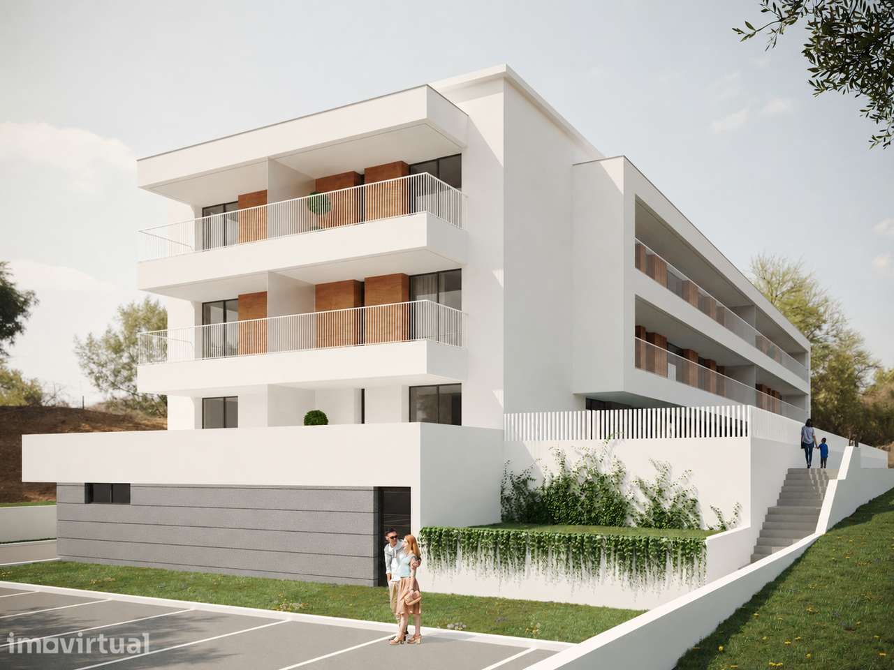 Apartamento T3 na Cumieira com 200m2 de Jardim - Grande imagem: 2/11