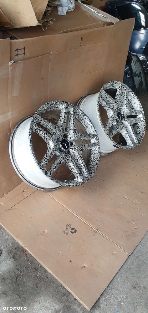 Alufelga felga aluminiowa 10J 21 ET46 5x112 Mercedes GL X166 W166 AMG Oryginał A1664012502 - 4