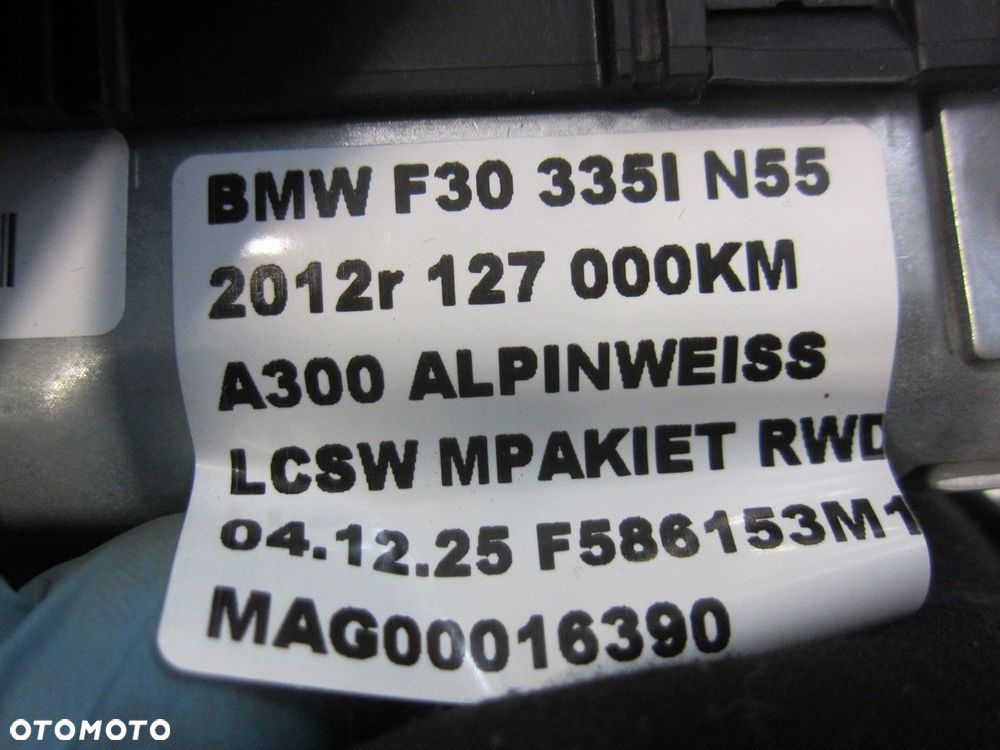 BMW USA F30 F34 F36 PODUSZKA KOLANOWA KIEROWCY AIRBAG 72129228652 9228652 - 9