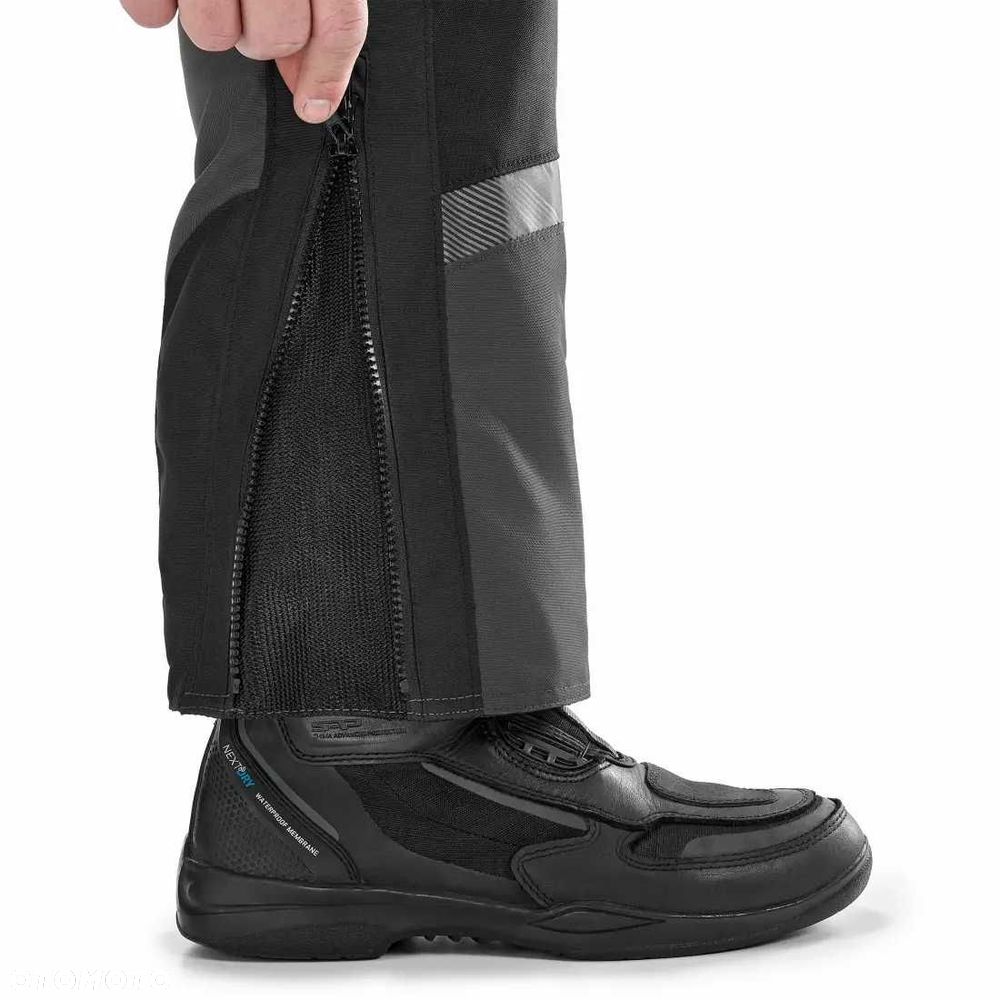 Tekstylne męskie spodnie motocyklowe - poliester HERO 2.0 MEN PNT BLK ROZ.L - 6