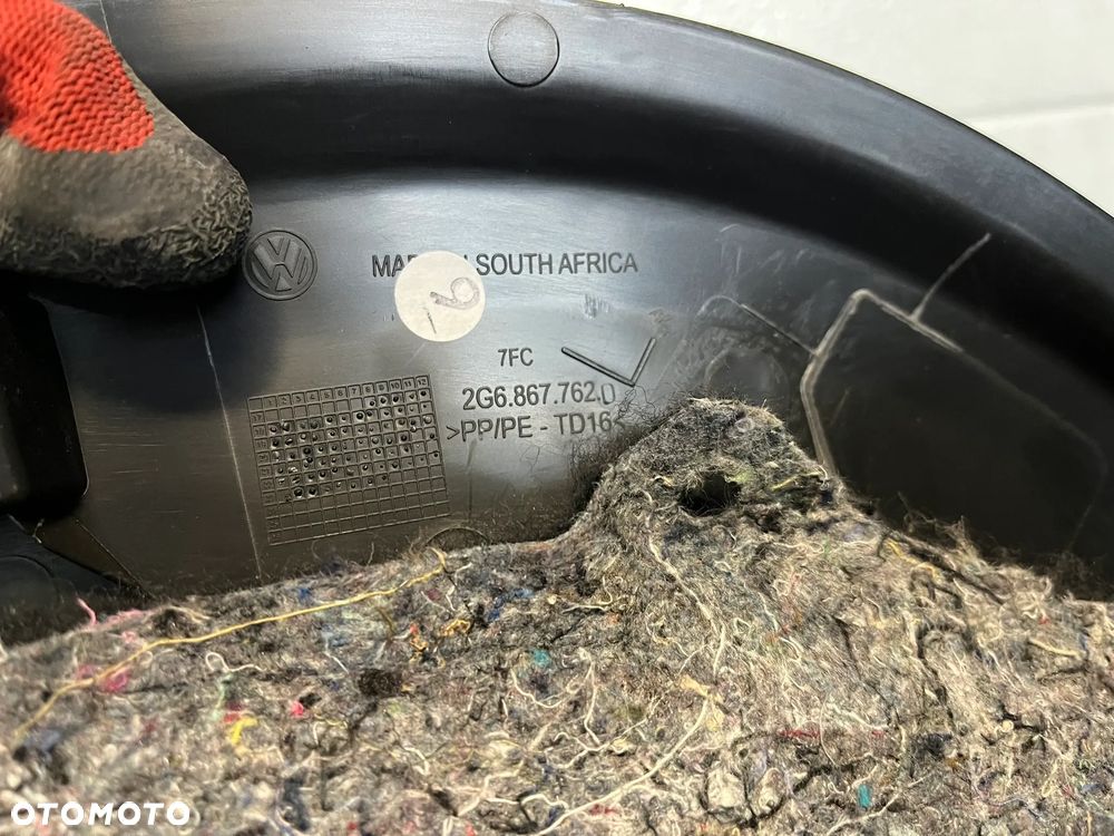 VW Volkswagen Polo Boczek bagażnika tapicerka tył 2G6867761D 2G6867762D - 7