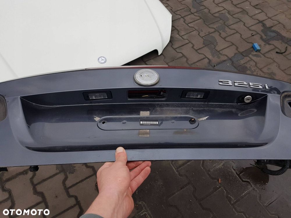 BMW 3 E93 CABRIO 06-09r KLAPA BAGAŻNIKA TYŁ TYLNA A22 SPARKLING GRAPHITE - 6