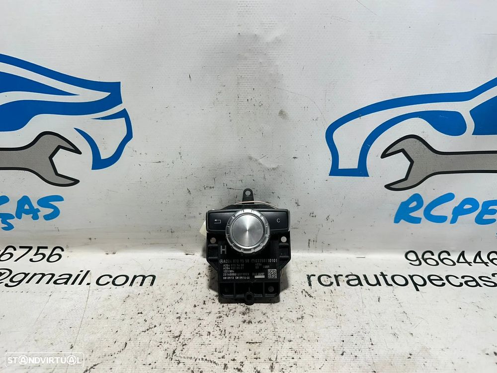 .Comando Multifunções Joystick NAV Navegação Radio Mercedes Benz W204 Classe C W204 A2048709558 2007 - 2014 - 1
