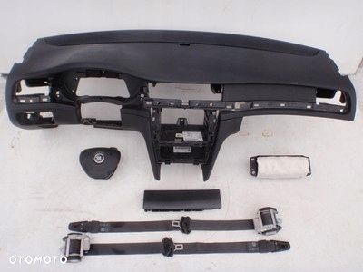 SKODA SUPERB II 2 KOKPIT PULPIT AIRBAG PASY PAS 3T - 3