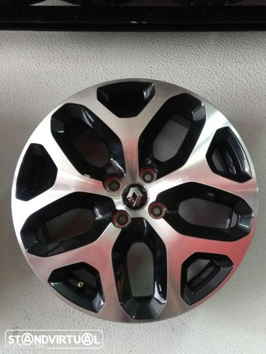 Jantes 17 NOVAS Originais Renault Captur 2018 Pretas Polidas C/pneus usados - 2