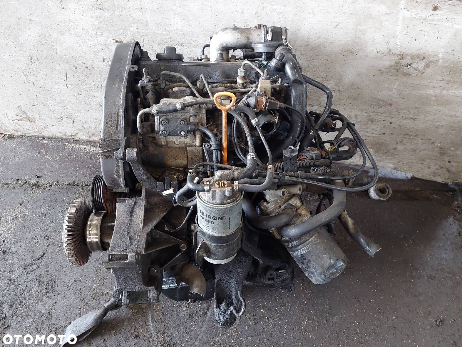 SILNIK DIESEL + POMPA + WTRYSKI + TURBO AUDI A4 B5 1.9 TDI AHU - 1