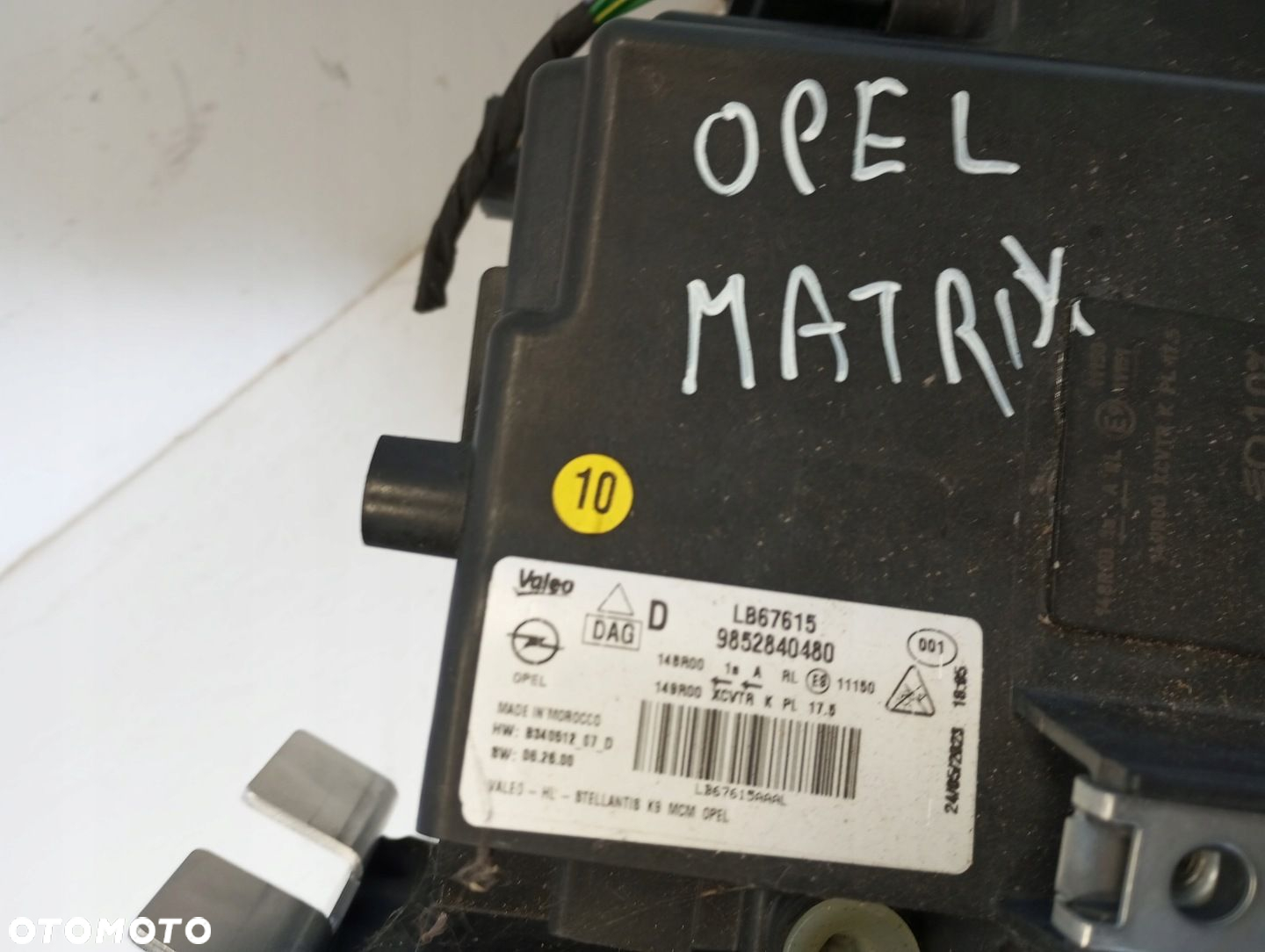 LAMPA LAMPY MATRIX LUX OPEL COMBO 24R 9852795980 9852840480 - 9