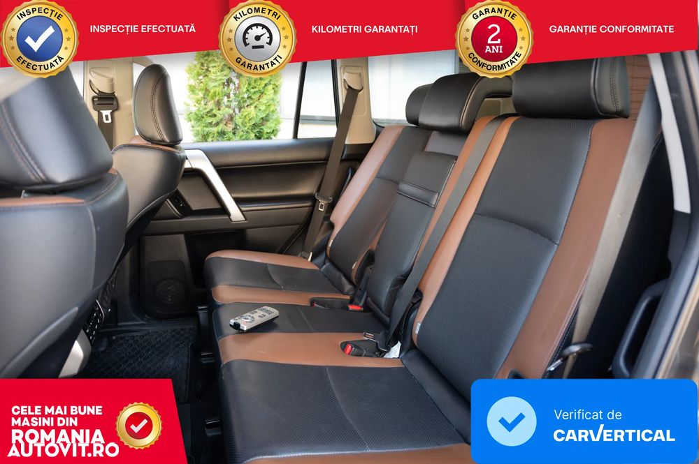 Toyota Land Cruiser 2.8l D-4D 204 CP A/T 7 locuri Luxury AVS Brown - 24