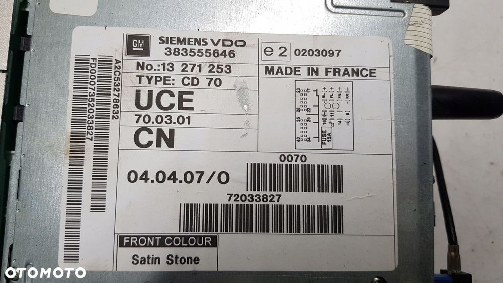 radio nawigacja navi 70 Opel Astra H - 11