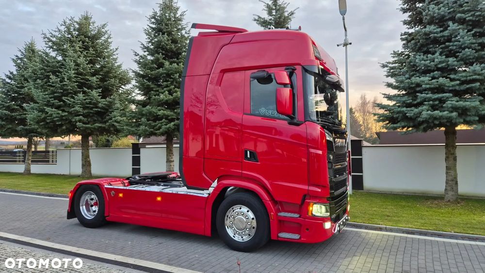 Scania SCANIA///S530///V8///2022/// FULL LED///ALUFELGI/// KLIMATYZACJA POSTOJOWA/// ZABUDOWY MIĘDZYOSIOWE/// SKÓRZANE FOTELE///WAGA/// STAN JAK NOWY///RETARDER/// - 9