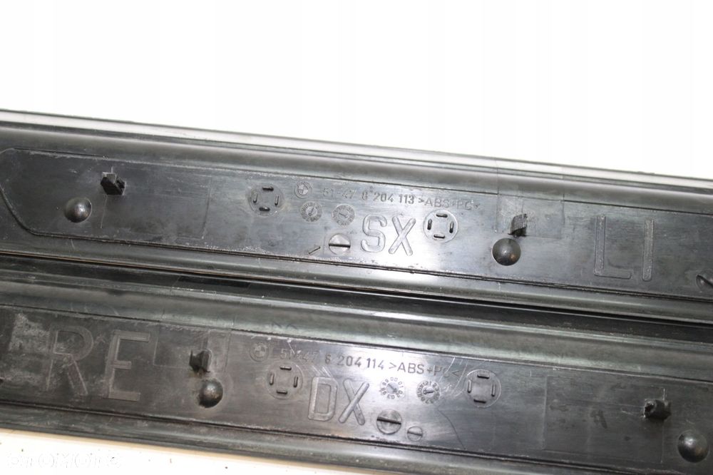BMW E46 COUPE LISTWA LISTWY PROGOWE LEWA PRAWA KOMPLET 8204114 8204113 - 4