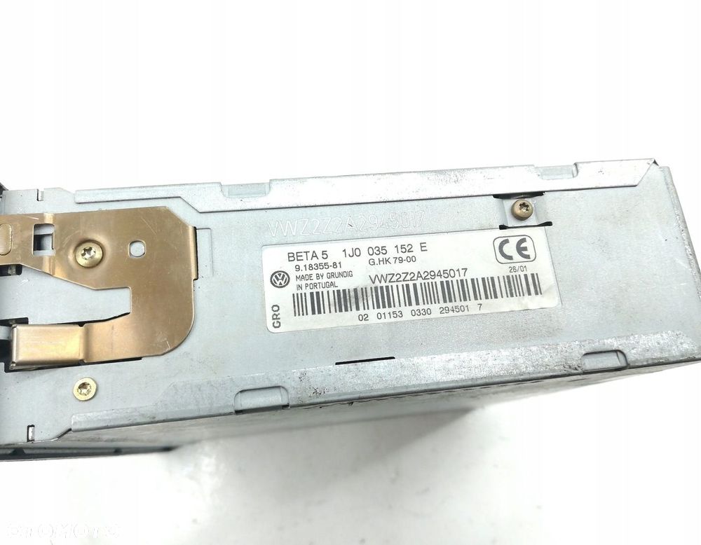RADIO FABRYCZNE CD VW GOLF IV 1J0035152E - 5