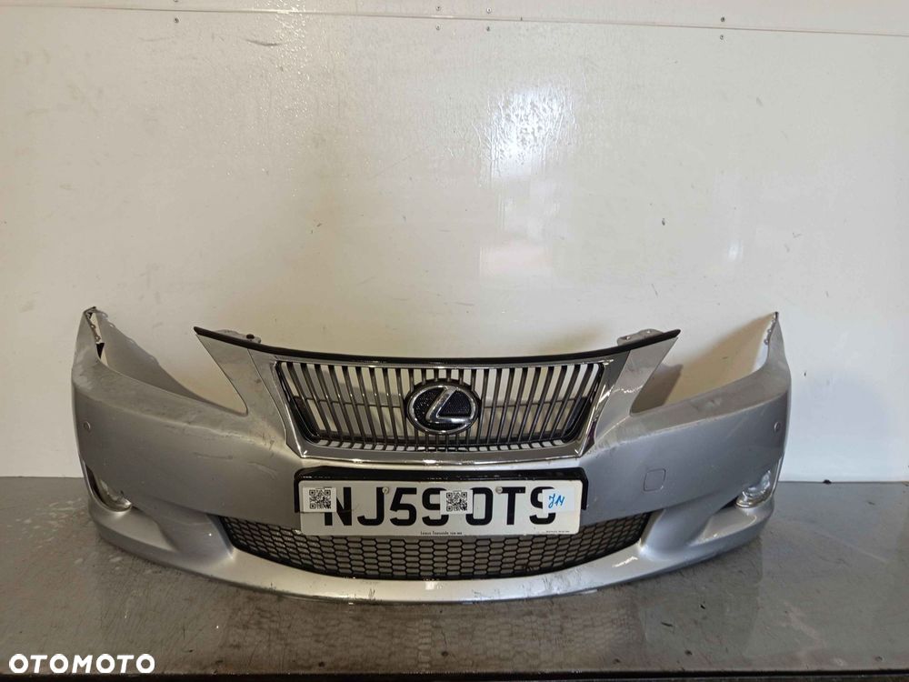 + ZDERZAK PRZÓD PRZEDNI LEXUS IS 2 Gen. IS 220 IS250 PDC CZUJNIKI SREBRNY DO MALOWANIA HALOGENY - 1