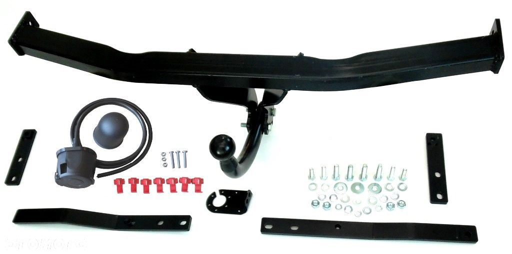 Hak Holowniczy + Kula + Wiązka  Gniazdo Renault Megane II 2 3/5 Drzwi Hatchback HTB od 2002 do 2008 - 3